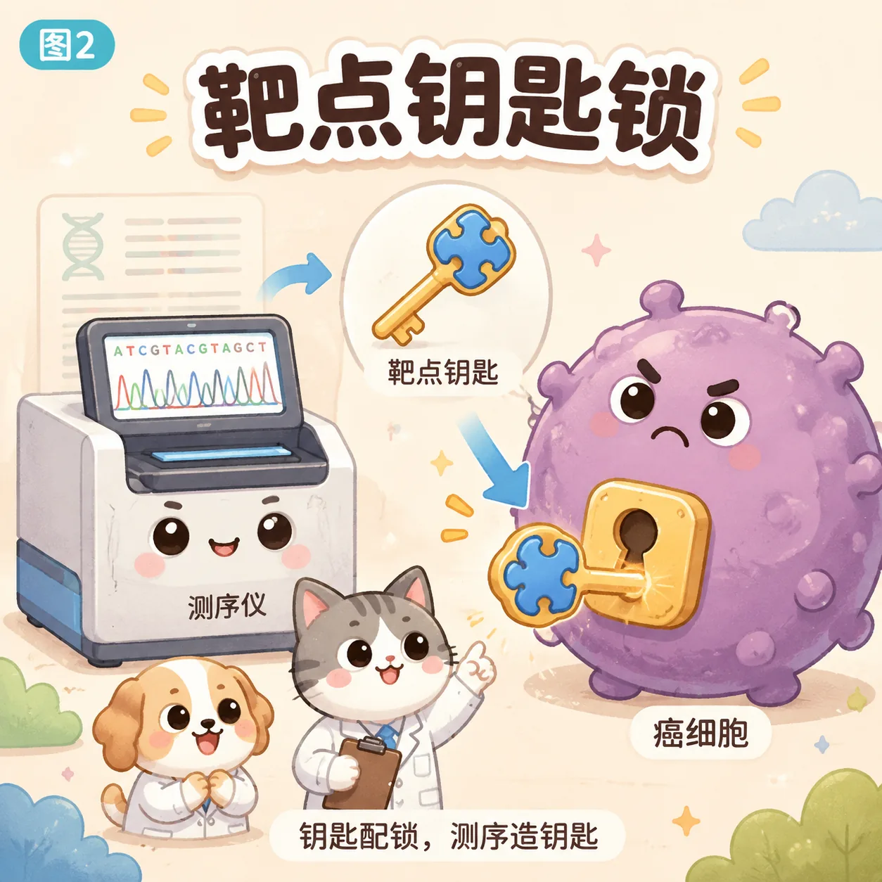靶点:钥匙配锁,测序造钥匙